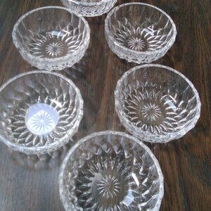 VAL ST LAMBERT SMALL CRYSTAL BOWLS